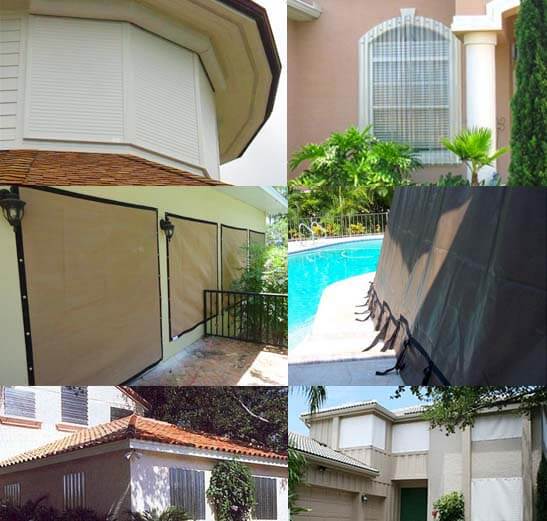 Clearwater FL Hurricane Protection Wind Screens Storm Shutters Panels